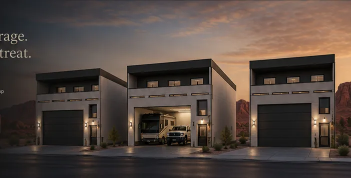 Ridgecrest Vaults hero rendering